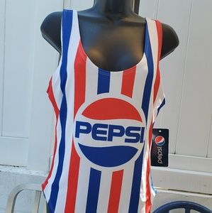 Pepsi bodysuit NWT